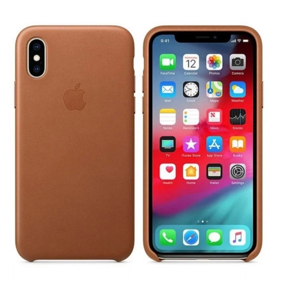 Apple Official Leather Case Saddle Brown for iPhone Xs‎ Max new in box - Picture 8 of 9